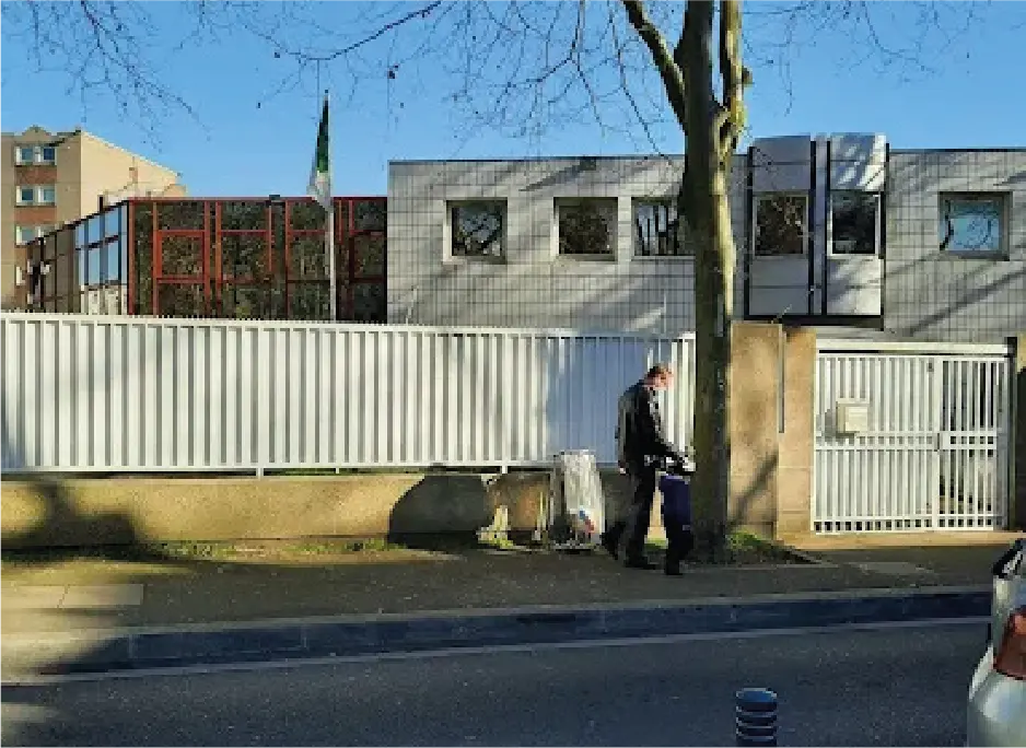 Espaces administratifs et d’accueil du Consulat d’Algérie après installation du système de climatisation