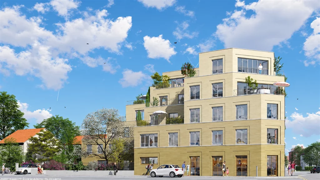 Résidence de 37 logements avenue Henri Barbusse à Bondy, perspective