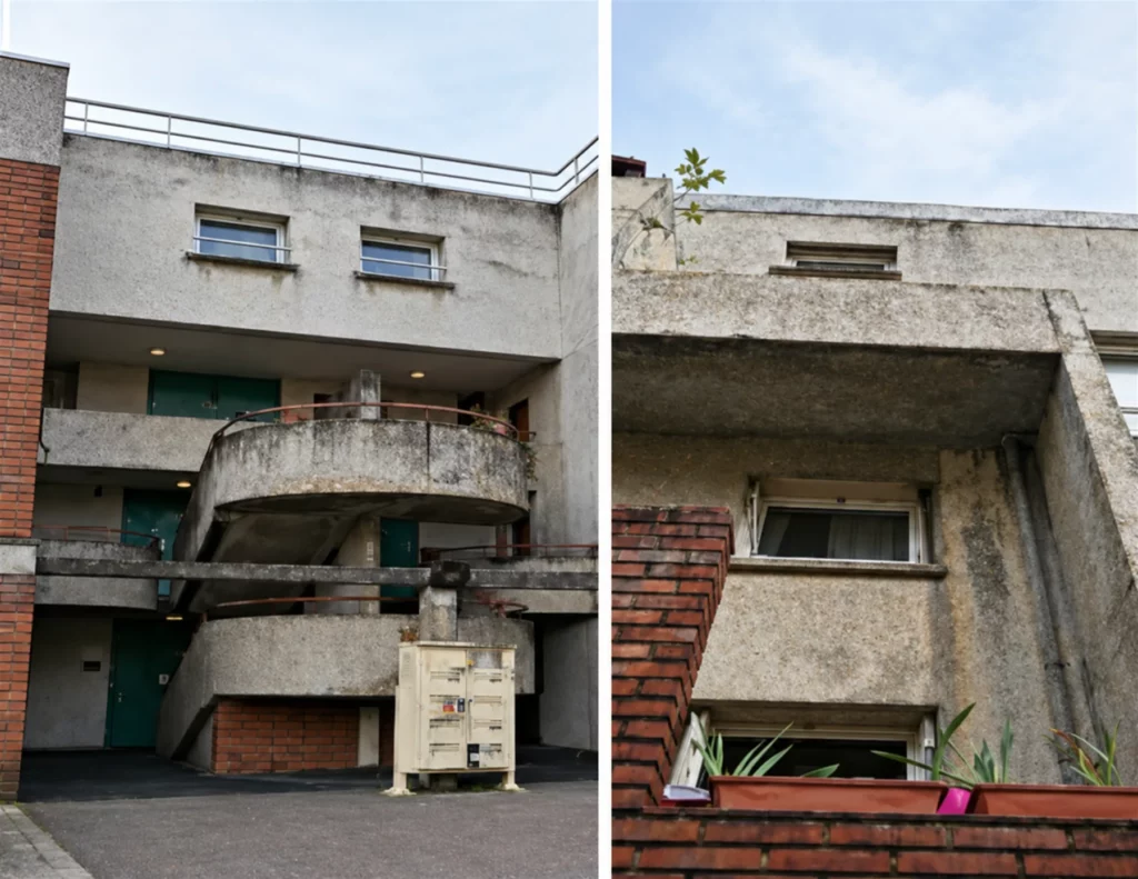 Immeubles de la résidence Jean-Paul Sartre à Drancy
